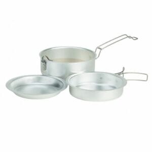 Gavetta scout in alluminio 3 pezzi