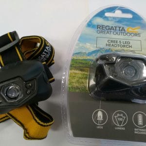 Torcia frontale 5 led Regatta
