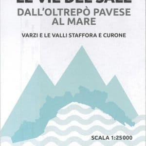 Cartina "Le Vie del Sale dall'Oltrepò Pavese al Mare" F. 1 - Studio Cartografico Italiano