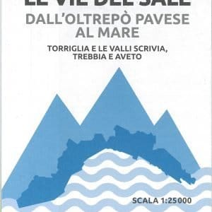 Cartina "Le Vie del Sale dall'Oltrepò Pavese al Mare" F. 3 - Studio Cartografico Italiano