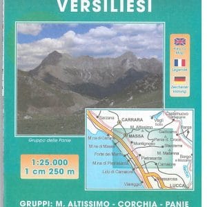 Cartina Alpi Apuane versiliesi - 535 Edizioni Multigraphic