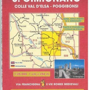 Cartina S. Gimignano. Colle Val D'Elsa e Poggibonsi, 511- Edizioni Multigraphic