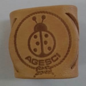 Nodo liscio Coccinella cuoio