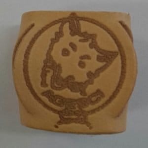 Nodo liscio lupo cuoio