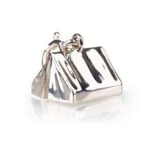 sterling silver tent charm 1