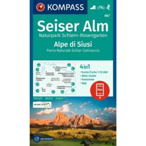 Cartina Alpe di Siusi Kompass 067