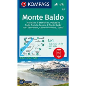 Cartina Monte Baldo Kompass 129
