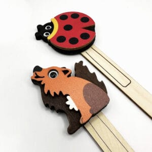 Segnalibro legno 2 livelli Coccinella