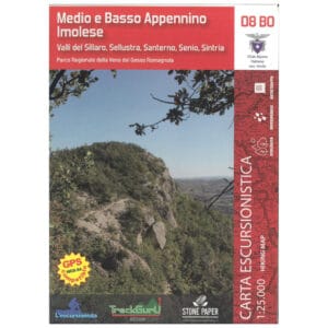 Cartina Medio e Basso Appennino imolese 08 BO - TrackGuru