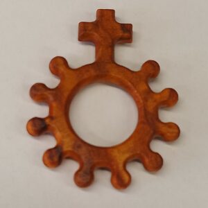 Rosario basco in legno di ulivo