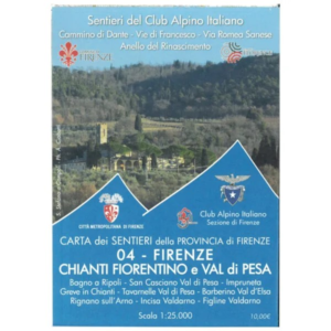 Cartina chianti fiorentino e val di pesa 04 - dream