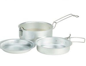 Gavetta alluminio 3 pezzi camp out cst04472