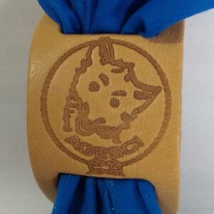 Nodo in cuoio 2 fori lupo