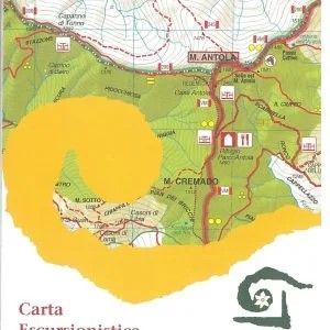 Cartina i sentieri dell' antola -  infocartografica