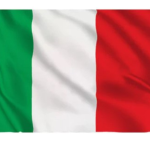 Bandiera italia con sagola