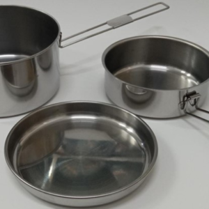 Gavetta inox 3 pezzi scout tech