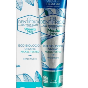 Dentifricio menta 75 ml tubo alluminio officina naturae