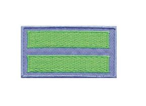 Distintivo stoffa - barretta capo e/g