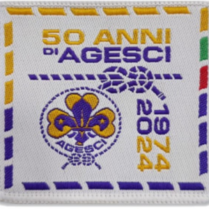 Distintivo stoffa 50° agesci