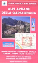 Cartina alpi apuane della garfagnana 536 - multigraphic