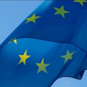 Bandiera europa con sagola
