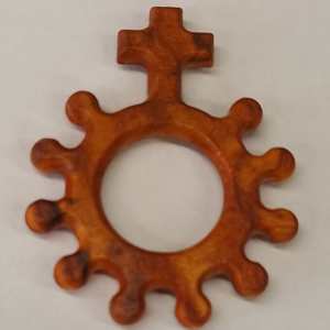 Rosario basco in legno