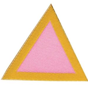 Triangolo di sestiglia rosa