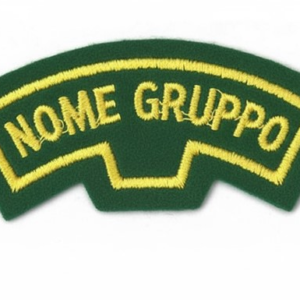 Distintivo stoffa - gruppo ricamato