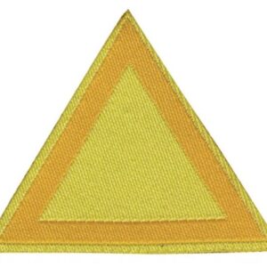 Triangolo di sestiglia giallo chiaro