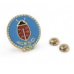 Distintivo cocci smaltato maglione