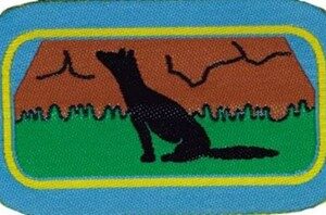 Distintivo stoffa - lupo legge -